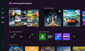 Samsung Gaming Hub UI
